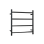 Round Ladder Heated Towel Rail Matte Black