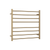 Thermogroup Round Ladder Heated Towel Rail 750mm Brushed Brass