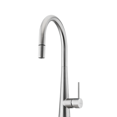 Oliveri Essente 316 Stainless Steel Goose Neck Pull Out Mixer Lead Free