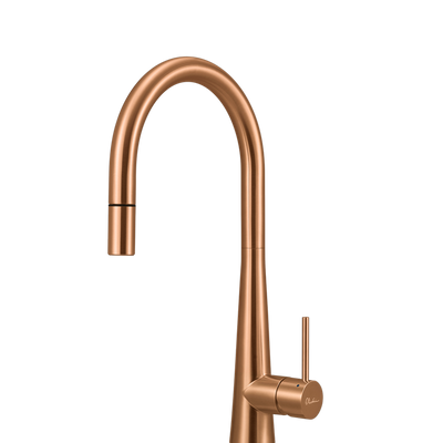 Oliveri Essente 316 Stainless Steel Goose Neck Pull Out Mixer Lead Free Copper