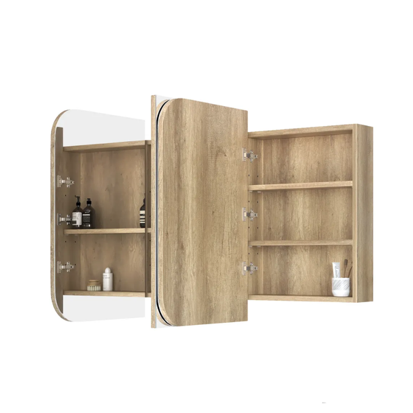 Otti Newport 1500mm Natural Oak Shaving Cabinet