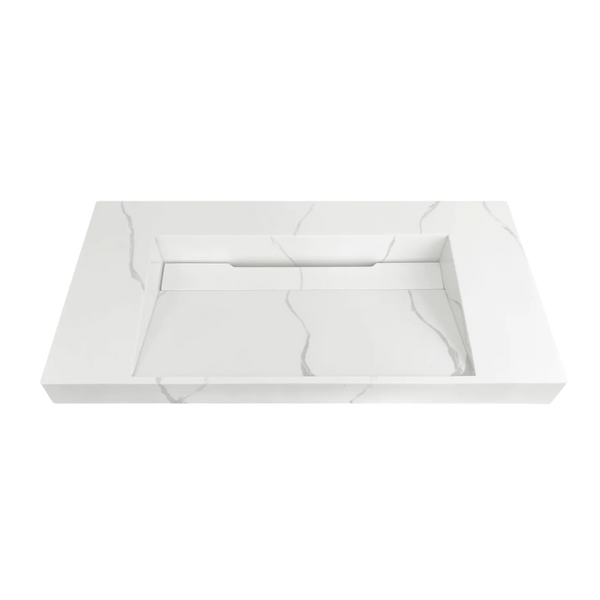 Otti Moonlight Wall Hung Basin 750mm Solid Surface Top