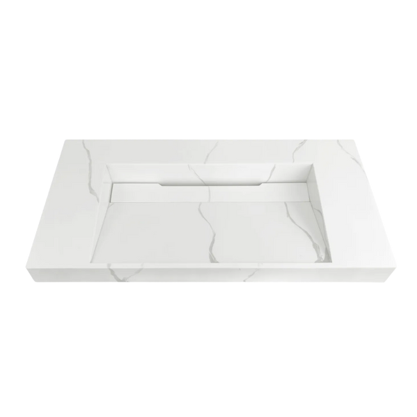 Otti Moonlight Wall Hung Basin 900mm Solid Surface Top