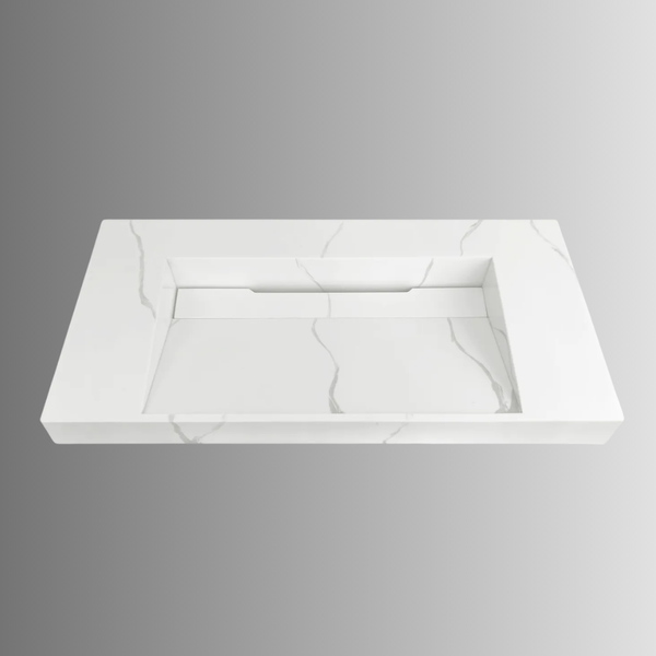 Otti Moonlight Wall Hung Basin 900mm Solid Surface Top