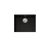 Oliveri Santorini Large Bowl Undermount Sink Black