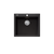 Oliveri Santorini Large Bowl Topmount Sink Black