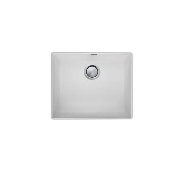 Oliveri Santorini Large Bowl Undermount Sink White