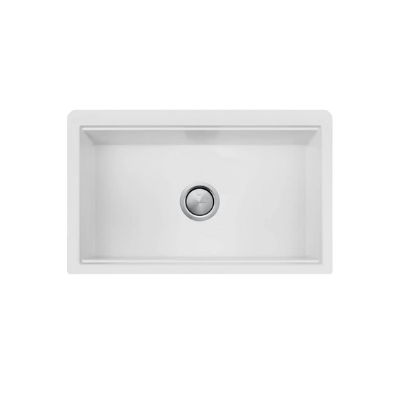 Oliveri Santorini Farmhouse Undermount Sink White