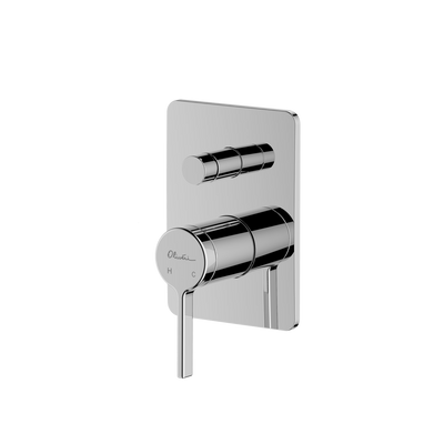 Oliveri Stockholm Wall Mixer With Diverter Chrome