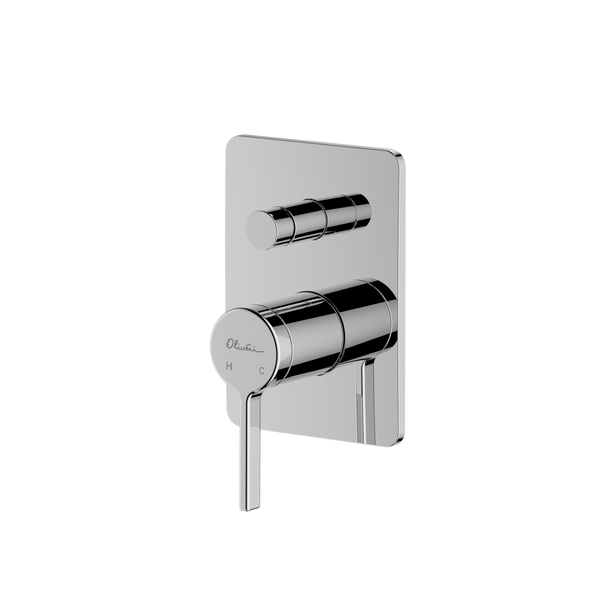 Oliveri Stockholm Wall Mixer With Diverter Chrome