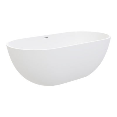Fienza 1550mm Nero Solid Surface Bath Matte White