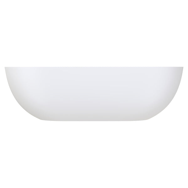 Fienza 1780mm Nero Solid Surface Bath Matte White