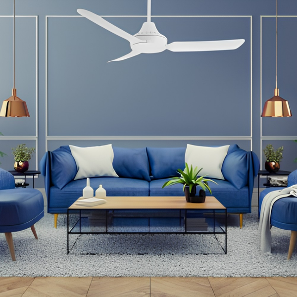 Ventair Stanza 3 Blade Ceiling Fan (48"/1220mm) White