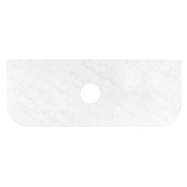 Otti Havana 1200mm Solid Surface Cloudy Carrara Top