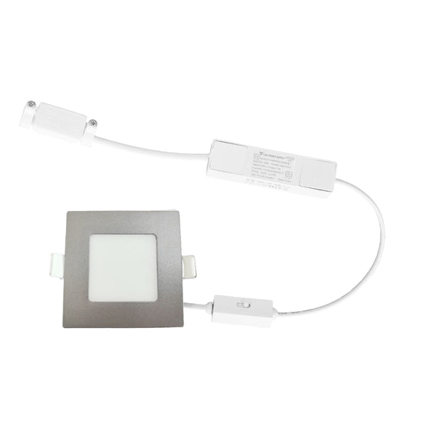 Telbix Stow Square Stair Light 3CCT Silver