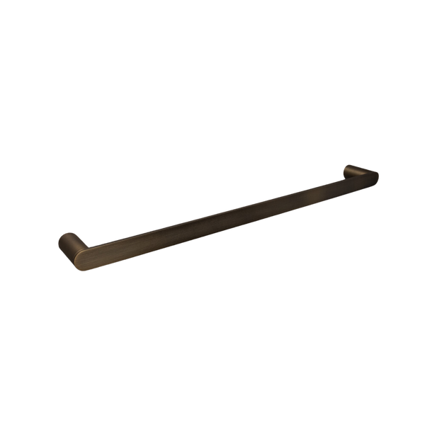 Alma Ascari Brushed Vintage Antique Brass 600 Single Towel Rail