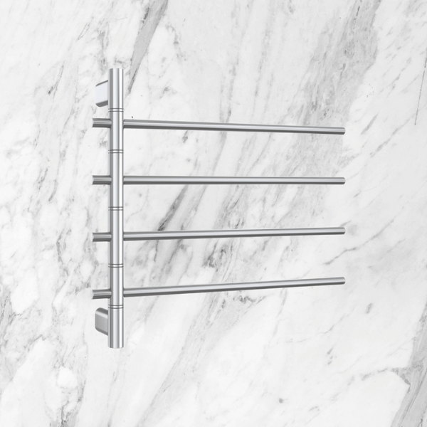 Thermogroup Thermorail Swivel Heated Towel Rail Polished Stainless Steel
