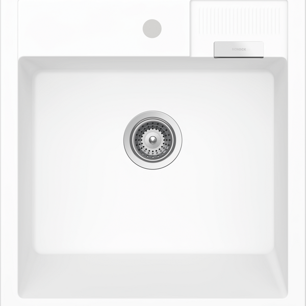 Schock Kallio Single Bowl Day With 1 Tap Hole White
