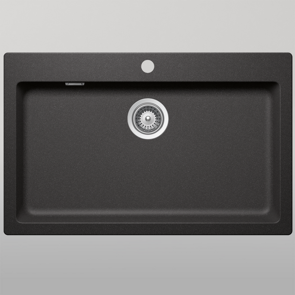Schock Signus Large Single Bowl 1 Tap Hole Stone Grey