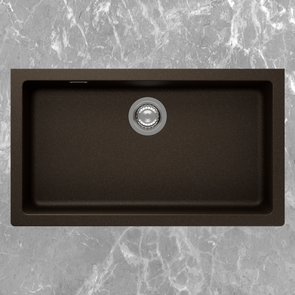 Schock Signus Large Single Bowl Undermount Bronze