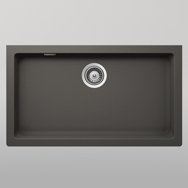 Schock Signus Large Single Bowl Undermount Stone Grey