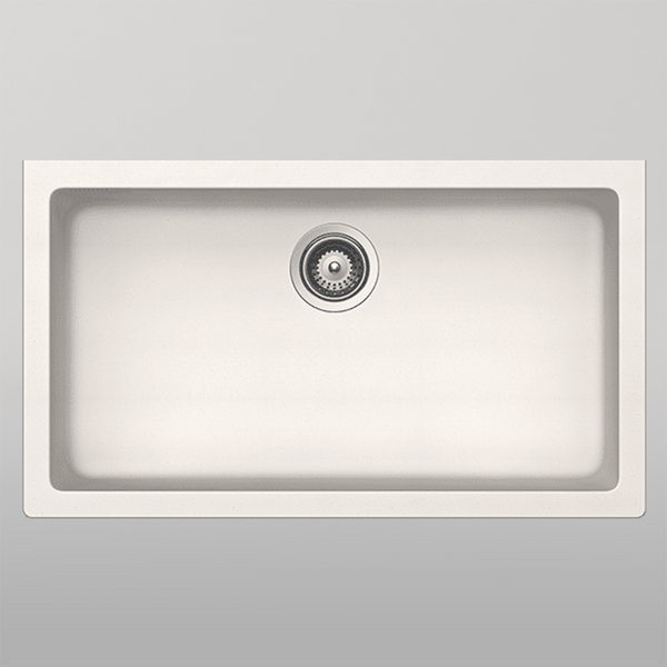 Schock Signus Large Single Bowl Undermount Polaris White