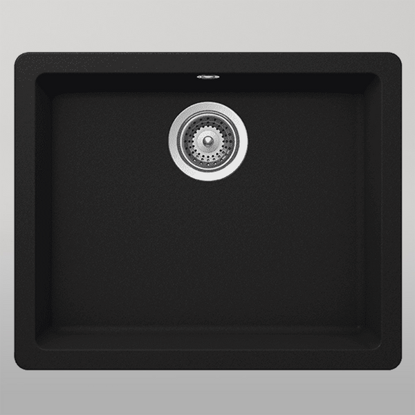Schock Quadro Large Sink Bowl Onyx Black