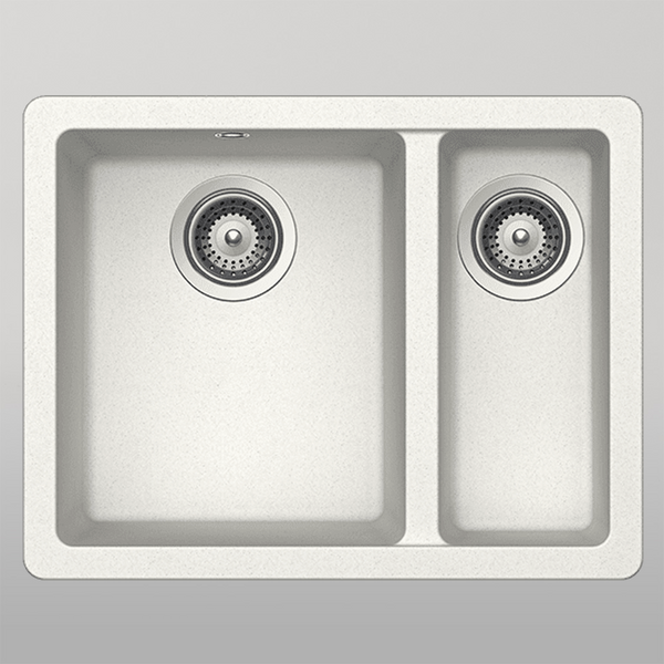 Schock Quadro One And 1/3 Bowl Alpina White