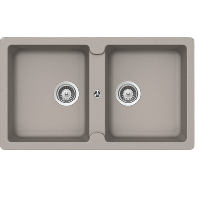 Schock Typos Double Bowl Nth Concrete Grey