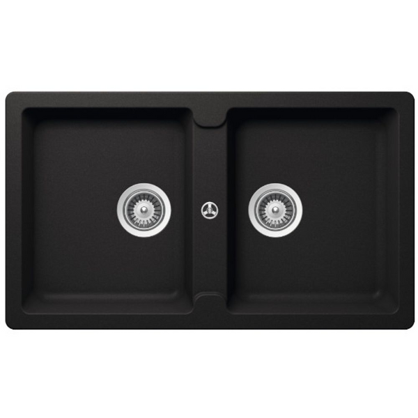 Schock Typos Double Bowl Nth Nero Black