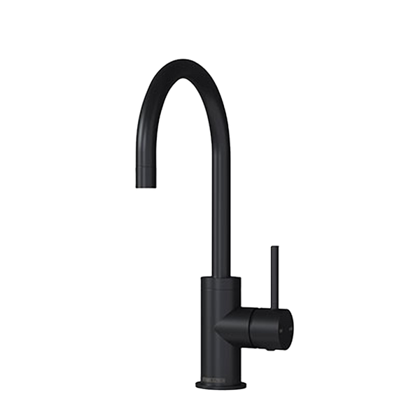 Stiebel Eltron Design-Kollektion Gooseneck Open Vented Sink Mixer Matte Black