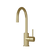 Stiebel Eltron Design-Kollektion Gooseneck Open Vented Sink Mixer Brushed Gold