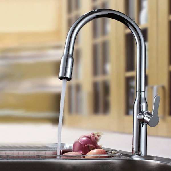 Arcisan Kitchen Sink Mixer with 2 Jet Nozzle Chrome