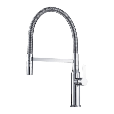 Arcisan Kitchen Sink Mixer with Nozzle On Metal Spring Chrome