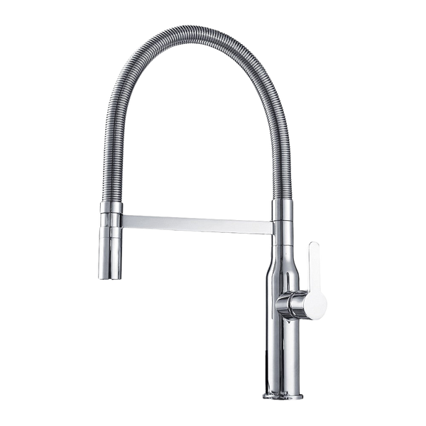 Arcisan Kitchen Sink Mixer with Nozzle On Metal Spring Chrome