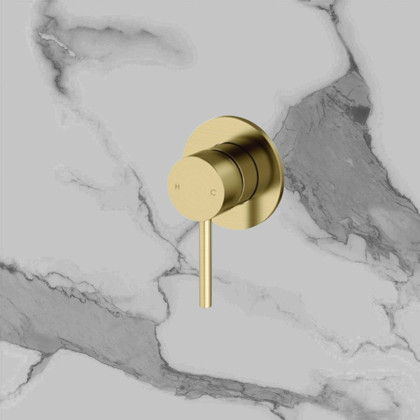 Arcisan Axus Pin Shower Or Bath Mixer (Trim Kit Only) Brushed Brass
