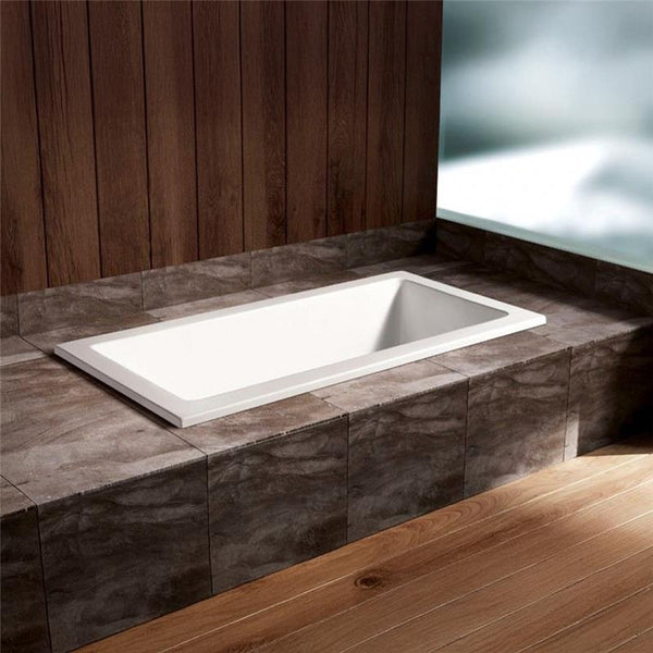 Arcisan Axus 1500mm Acrylic Inset Bath Gloss White
