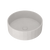 Arcisan Kasta-Lux Fic Above Counter 430mm Faceted Round Basin with Pop Up Waste White Stone