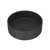 Arcisan Kasta-Lux Fic Above Counter 400mm Faceted Round Basin with Pop Up Waste Charcoal