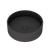 Arcisan Kasta-Lux Fic Above Counter 400mm Ribbed Round Basin with Pop Up Waste Charcoal