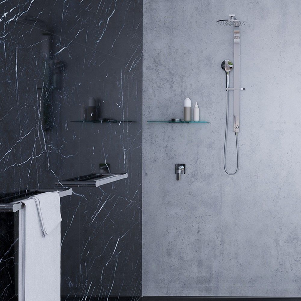 Arcisan Synergii Double Towel Rail 600mm Chrome