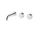 Arcisan Trillion Wall Basin Set 150mm Left Spout (Trim Kit Only) Chrome