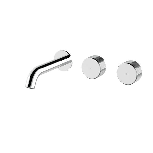 Arcisan Trillion Wall Basin Set 150mm Left Spout (Complete Kit) Chrome