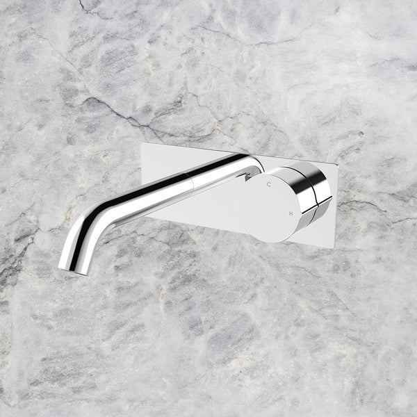Arcisan Venn 150mm Spout Wall Mount Progressive Basin Mixer with Plate (Trim Kit Only) Chrome