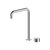 Arcisan Venn 2-Hole Sink Progressive Mixer with Swivel Squareline Spout Chrome