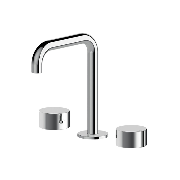 Arcisan Venn Basin Set with 140mm Squareline Spout Chrome