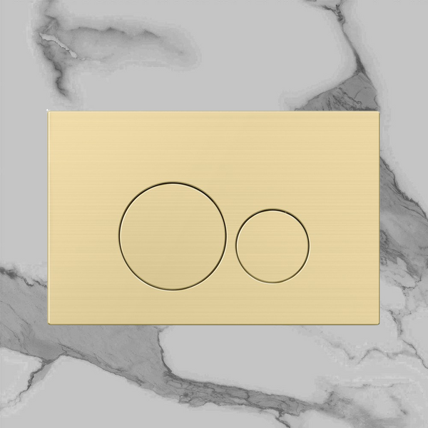 Arcisan Venn Dual Flush Panel Brushed Brass