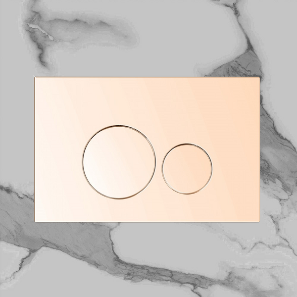 Arcisan Venn Dual Flush Panel Rose Gold