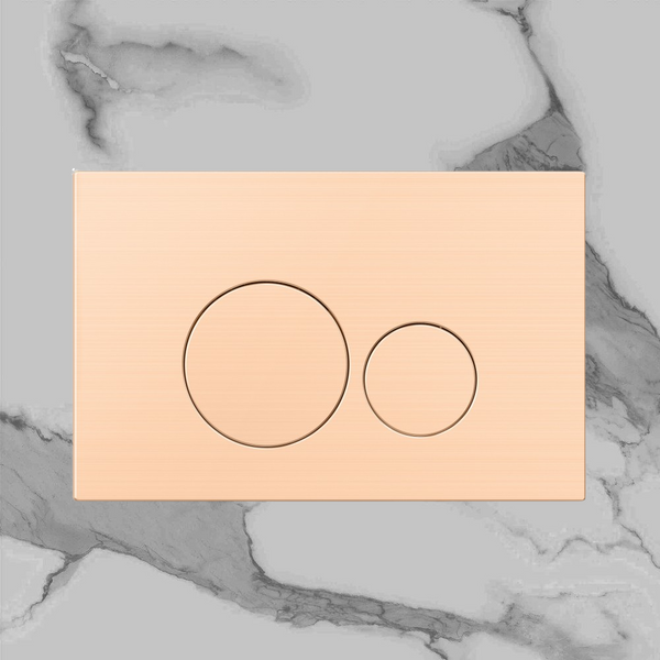 Arcisan Venn Dual Flush Panel Brushed Rose Gold