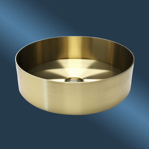 Arcisan Venn 400mm Above Counter Basin Brushed Brass